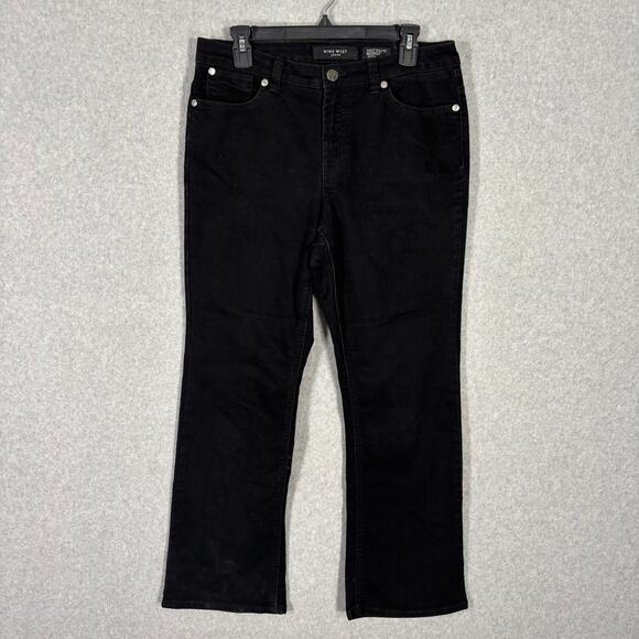Nine West Jeans Womens 30 10S Bootcut West End Pocket Flap Embroidered Stretch - Picture 2 of 10